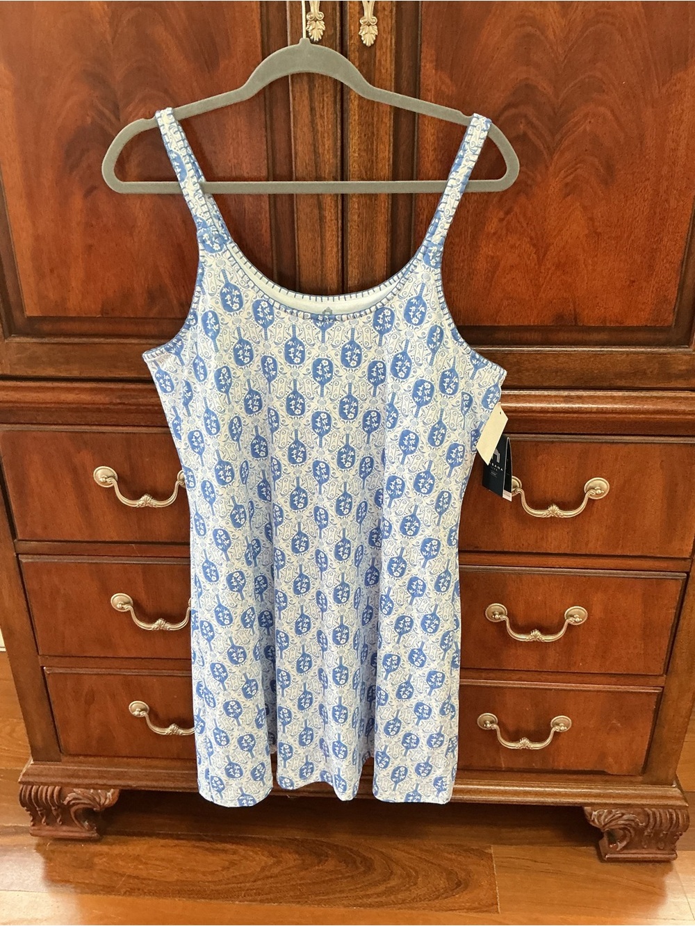 Cabana Life Blue and White Pickleball Dress